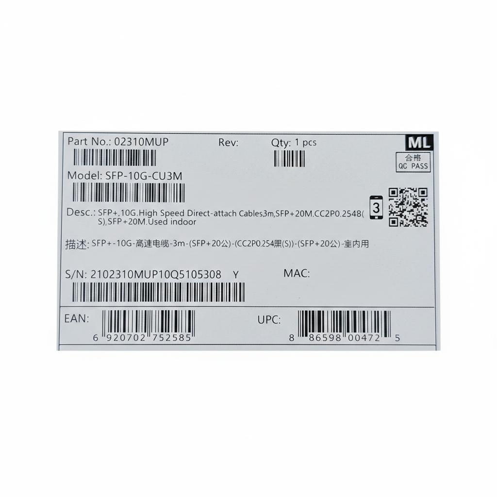 SFP-10G-CU3M - Huawei - B&W ICT Solutions