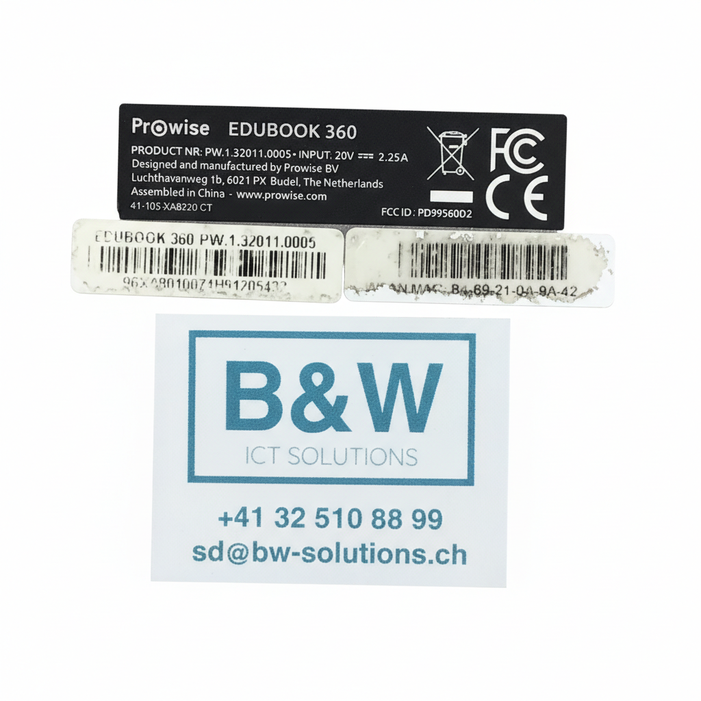 EDUBOOK 360 - Prowise - B&W ICT Solutions