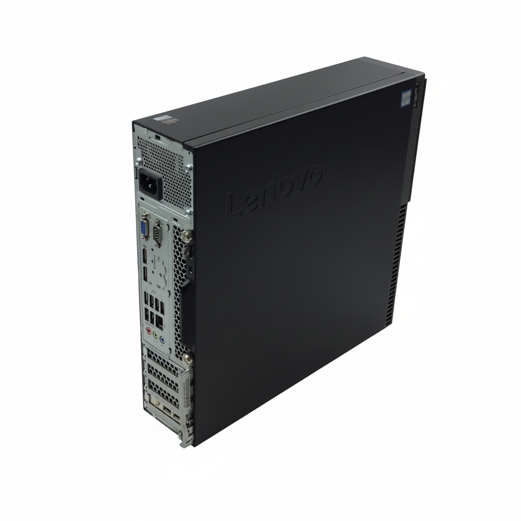 Der Lenovo ThinkCentre M900 ist ein zuverlässiger und kompakter Desktop-PC für den täglichen Einsatz. Er bietet solide Leistung für Büroanwendungen und Multimedia. Dieses Gerät wurde professionell aufbereitet und ist bereit für den sofortigen Gebrauch.