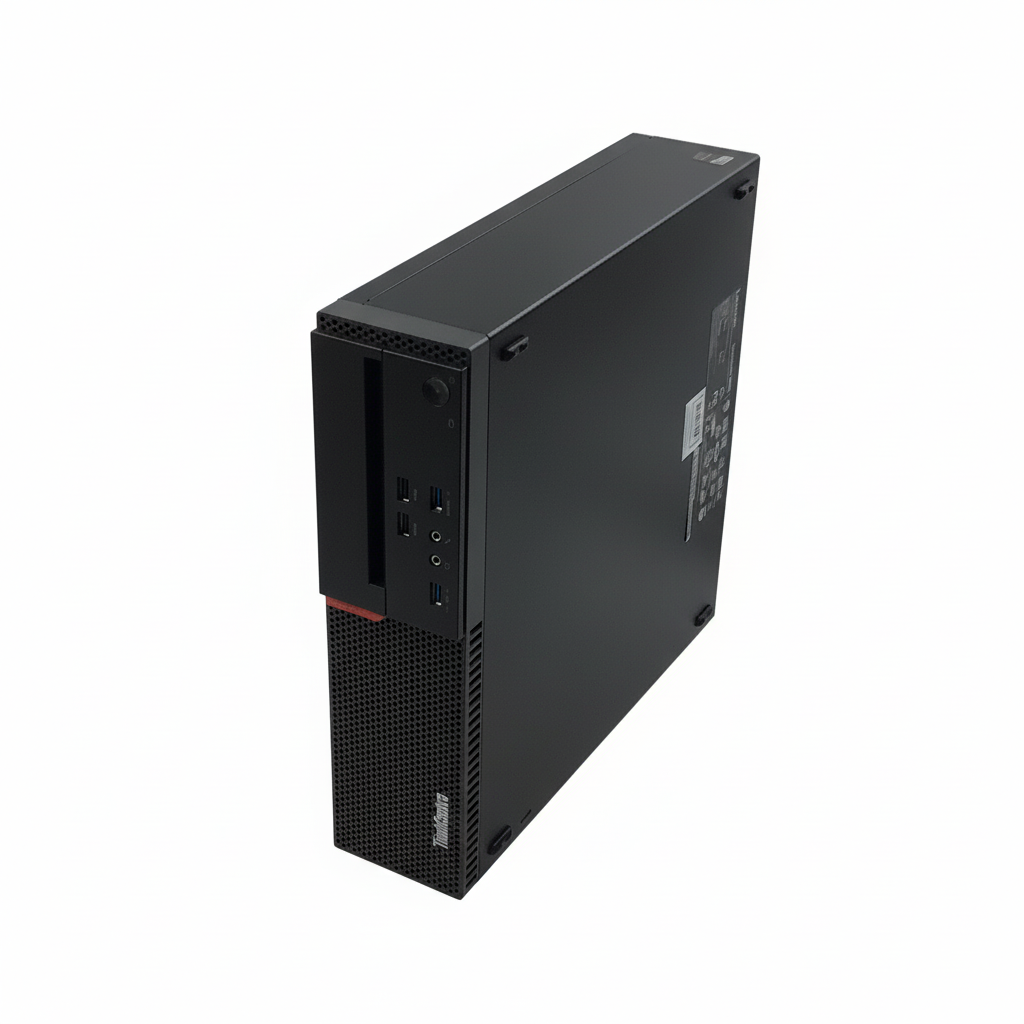 Der Lenovo ThinkCentre M900 ist ein zuverlässiger und kompakter Desktop-PC für den täglichen Einsatz. Er bietet solide Leistung für Büroanwendungen und Multimedia. Dieses Gerät wurde professionell aufbereitet und ist bereit für den sofortigen Gebrauch.