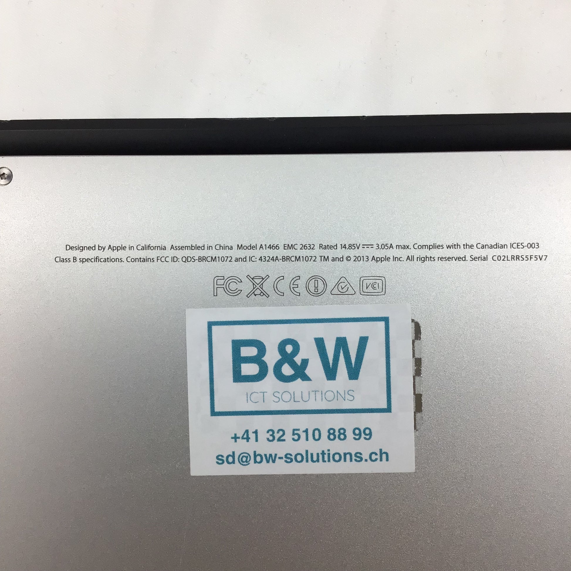 MacBook Air (13-inch, Early 2015) Apple - B&W ICT Solutions