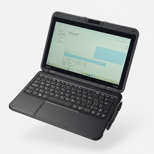 EduBook 360 von Prowise – robustes 2-in-1-Gerät für Schule, Ausbildung oder einfache Office-Anwendungen. Dank 360°-Scharnier flexibel als Notebook oder Tablet nutzbar. Geeignet für Web, Microsoft 365 und cloudbasierte Lernumgebungen. Gerät mit normalen Gebrauchsspuren, technisch funktionsfähig.

Spezifikationen

Modell: EduBook 360
Prozessor: Intel Celeron N4120
Arbeitsspeicher: 4 GB RAM
Speicher: 60 GB SSD
Betriebssystem: Windows 11
Formfaktor: 2-in-1 Convertible (360°-Scharnier)
Zustand: Gebraucht – norma