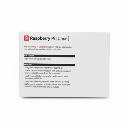 Case for Raspberry Pi 5 - Raspberry Pi - B&W ICT Solutions