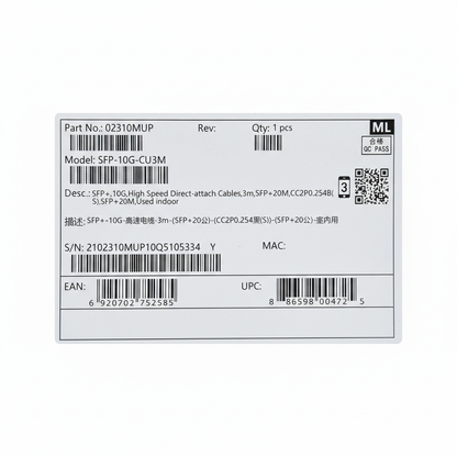 SFP-10G-CU3M Huawei - B&W ICT Solutions