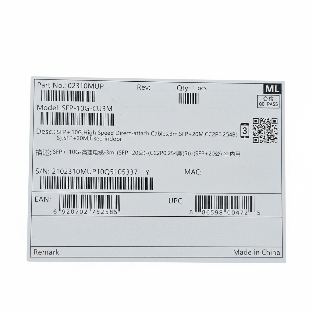 SFP-10G-CU3M Huawei - B&W ICT Solutions